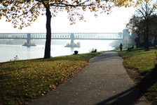 Abschnitt des Dreibrückenspaziergangs, Winterhafen