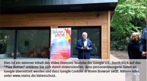 Die Landeshauptstadt Mainz nutzt den Video-Dienst Youtube.  Vor einem Klick auf den Play-Button empfängt Youtube keine Daten und setzt keine Cookies. Nähere Informationen über Youtube finden Sie in den Datenschutzinformationen zu unserem Youtube-Kanal: www.mainz.de/datenschutz