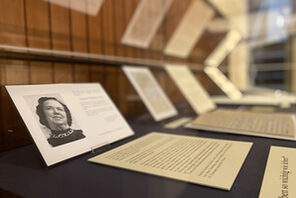 Ein Bild von Susanne Faschon in der Kabinettausstellung © Landeshauptstadt Mainz