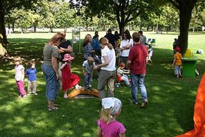 Spielen im Park © Landeshauptstadt Mainz