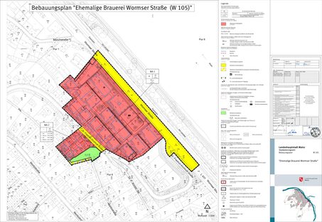 Ehem. Brauerei Wormser Straße Bebauungsplan