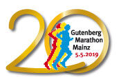 Logo Gutenberg Marathon Mainz 2019 © Landeshauptstadt Mainz