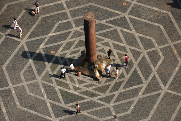 Heunensäule auf dem Marktplatz