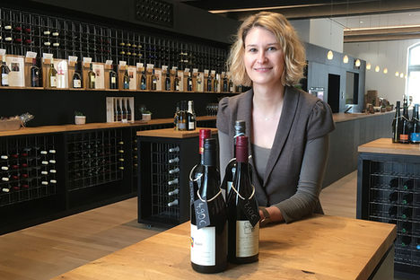 Katharina Ferch in der Vinothek