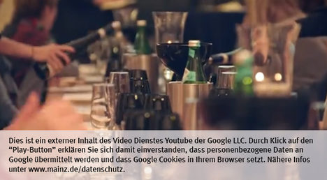 Die Landeshauptstadt Mainz nutzt den Video-Dienst Youtube. Vor einem Klick auf den Play-Button empfängt Youtube keine Daten und setzt keine Cookies. Nähere Informationen über Youtube finden Sie in den Datenschutzinformationen zu unserem Youtube-Kanal: www.mainz.de/datenschutz