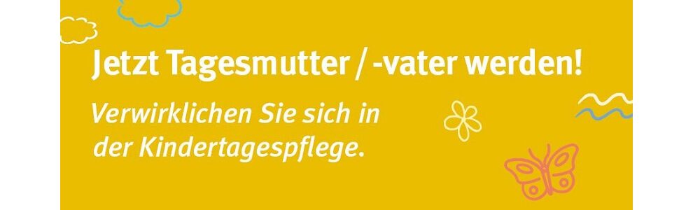 Banner Kindertagespflege-Qualifizierung